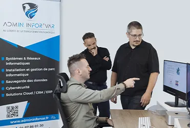 Admin Infor Var, expert infogérance cybersécurité cloud connectivité supervision. Basé à La Farlède, accompagne les entreprises du Var et France